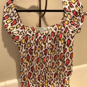 Guess multi color top